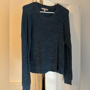 Banana republic pull over sweater in blue/dark teel